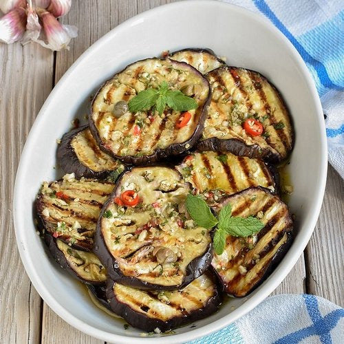 LA CERIGNOLA Seasoned Grilled Eggplant - 580g (19.40oz) - Pinocchio's Pantry - Authentic Italian Food