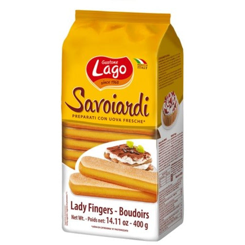LAGO Savoiardi Ladyfingers - 400g (14.11oz) - Pinocchio's Pantry - Authentic Italian Food