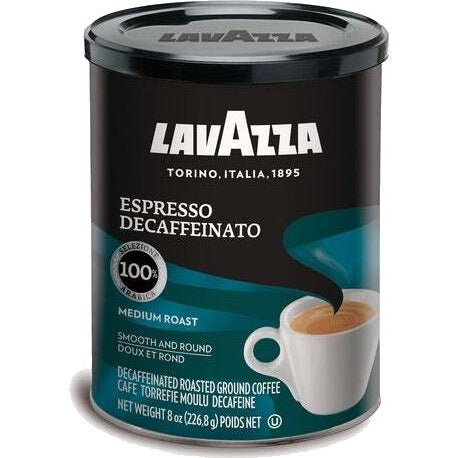 LAVAZZA Caffè Decaffeinato Espresso - 226g (8oz)