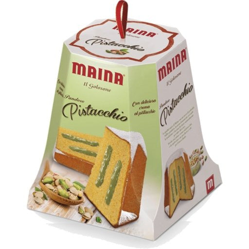 MAINA Pistachio Pandoro - 750g (1.66lb) - Pinocchio's Pantry - Authentic Italian Food