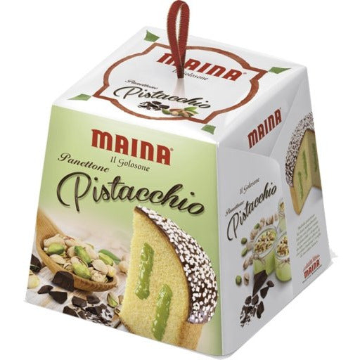 MAINA Pistachio Panettone - 750g (1.66lb) - Pinocchio's Pantry - Authentic Italian Food
