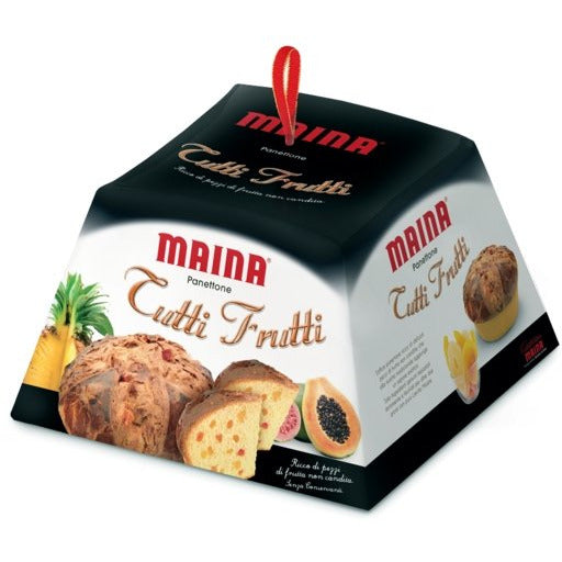 MAINA Tutti Frutti Panettone - 1kg (2.2 lb) - Pinocchio's Pantry - Authentic Italian Food