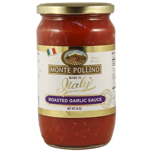 MONTE POLLINO Roasted Garlic Sauce - 680g (24oz) - Pinocchio's Pantry - Authentic Italian Food