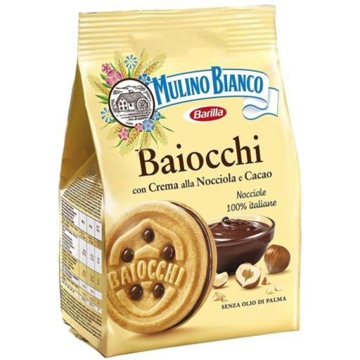 MULINO BIANCO Baiocchi Chocolate Cookies - 260g (9.16oz) - Pinocchio's Pantry - Authentic Italian Food