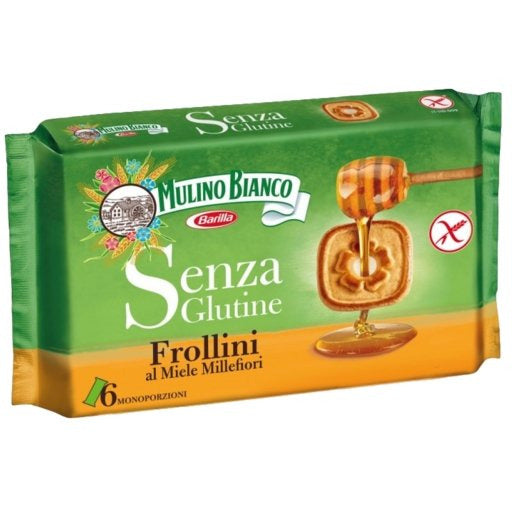 MULINO BIANCO Frollini Miele Cookies Gluten Free - 250g (8.82oz) - Pinocchio's Pantry - Authentic Italian Food