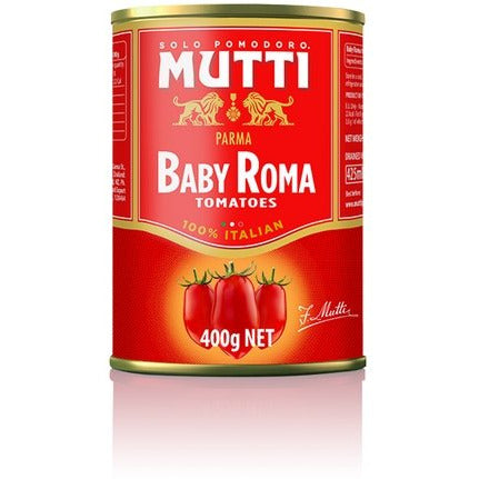 MUTTI Baby Roma Tomatoes - 400g (14oz) - Pinocchio's Pantry - Authentic Italian Food