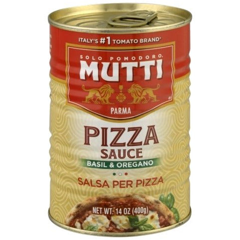 MUTTI Pizza Sauce with Basil & Oregano - 400g (14oz) - Pinocchio's Pantry - Authentic Italian Food