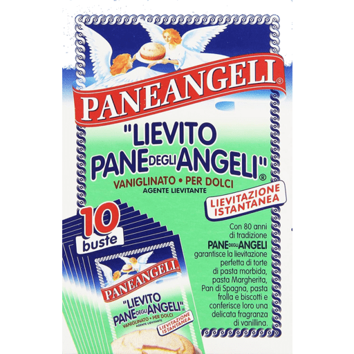PANEANGELI Lievito Pane Degli Angeli, Cake Yeast - 10 count - Pinocchio's Pantry - Authentic Italian Food