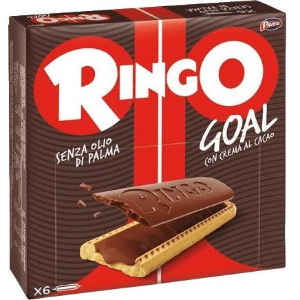 PAVESI Ringo Goal Cacao Cookies - 168g (5.92oz) - Pinocchio's Pantry - Authentic Italian Food