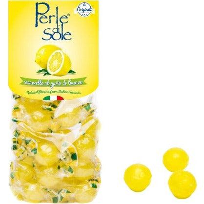 PERLE DI SOLE Lemon Drop Candies - 200g (7oz) - Pinocchio's Pantry - Authentic Italian Food