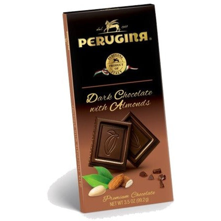 PERUGINA Dark Chocolate Bar with Almonds - 86g (3oz) - Pinocchio's Pantry - Authentic Italian Food
