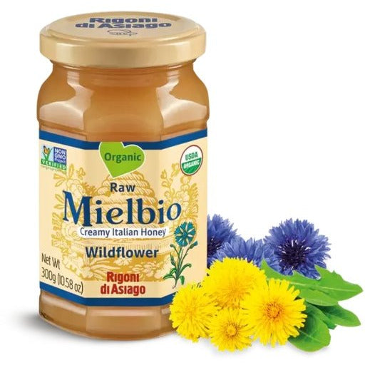 RIGONI Italian Organic Wildflower Honey - 300g (10.5oz) - Pinocchio's Pantry - Authentic Italian Food