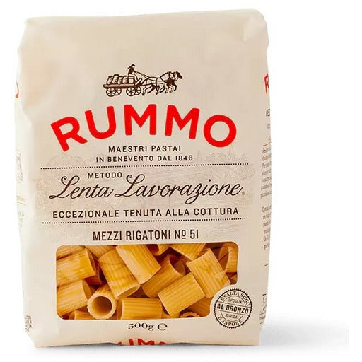 RUMMO Mezzi Rigatoni - 454g (1lb) - Pinocchio's Pantry - Authentic Italian Food