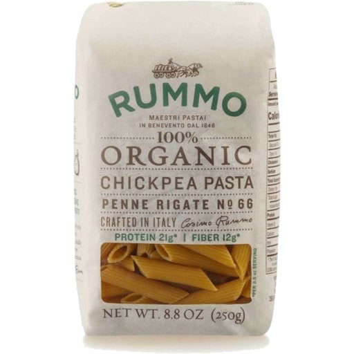 RUMMO Organic Chickpea Penne Rigate - 250g (8.8oz) - Pinocchio's Pantry - Authentic Italian Food
