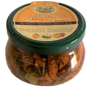 SAN GIULIANO Roasted Peppers in EVOO - 320g (11.28oz) - Pinocchio's Pantry - Authentic Italian Food