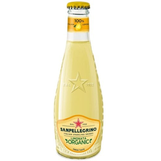 SAN PELLEGRINO Organic (Limonata) Lemonade Sparkling Soda - 200ml (6.75fl. oz) - Pinocchio's Pantry - Authentic Italian Food