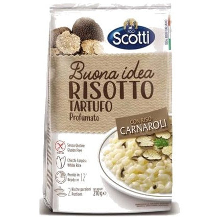 SCOTTI Risotto with Truffle and Carnaroli Rice - 210g (7.4oz) - Pinocchio's Pantry - Authentic Italian Food