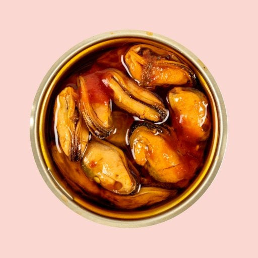 SCOUT Organic PEI Mussels in a Smoked and Fennel Tomato Sauce - 100g (3.5oz) - Pinocchio's Pantry - Authentic Italian Food
