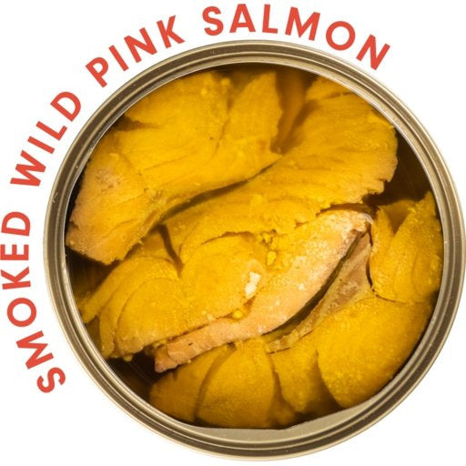SCOUT Smoked Wild Pink Salmon in Olive Oil - 100g (3.5oz) - Pinocchio's Pantry - Authentic Italian Food