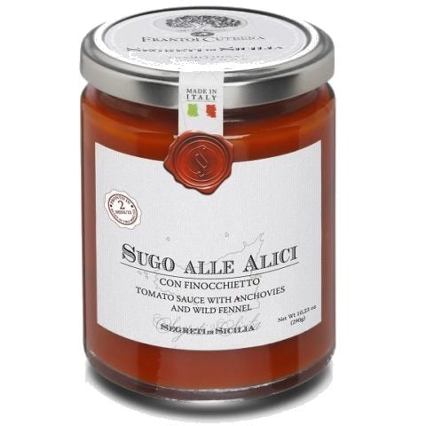 SEGRETI DI SICILIA Tomato Sauce with Anchovies & Wild Fennel - 290g (10.23oz) - Pinocchio's Pantry - Authentic Italian Food