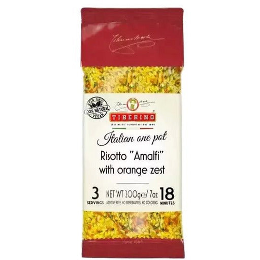 TIBERINO Risotto “Amalfi” with Orange Zest - 200g (7oz) - Pinocchio's Pantry - Authentic Italian Food