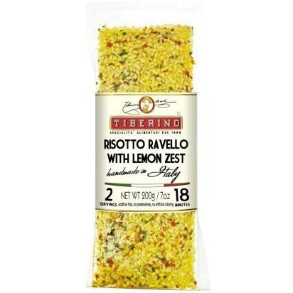 TIBERINO Risotto Carnaroli with Lemon Zest - 200g (7oz) - Pinocchio's Pantry - Authentic Italian Food
