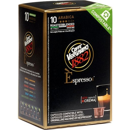 VERGNANO Caffè Arabica Espresso Nespresso - 10 Capsules - Pinocchio's Pantry - Authentic Italian Food