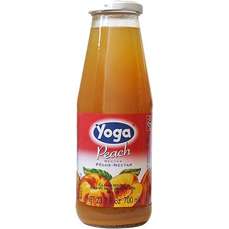 YOGA Peach Nectar - 700ml (23.7fl. oz) - Pinocchio's Pantry - Authentic Italian Food