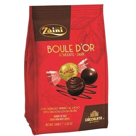 ZAINI Boule D’or Dark Chocolate - 154g (5.43oz) - Pinocchio's Pantry - Authentic Italian Food